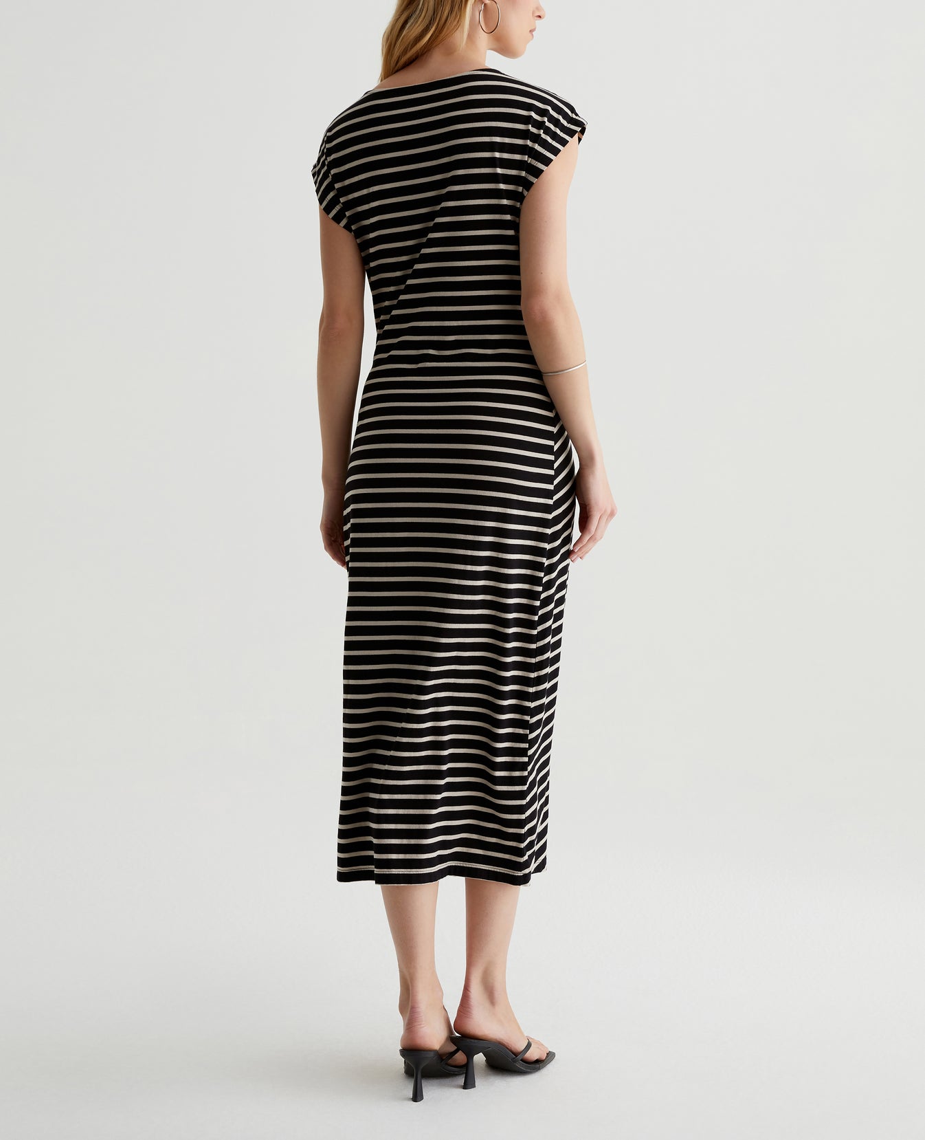 Aja Dress Coastal Stripe True Black/Flax Womens Top Photo 6