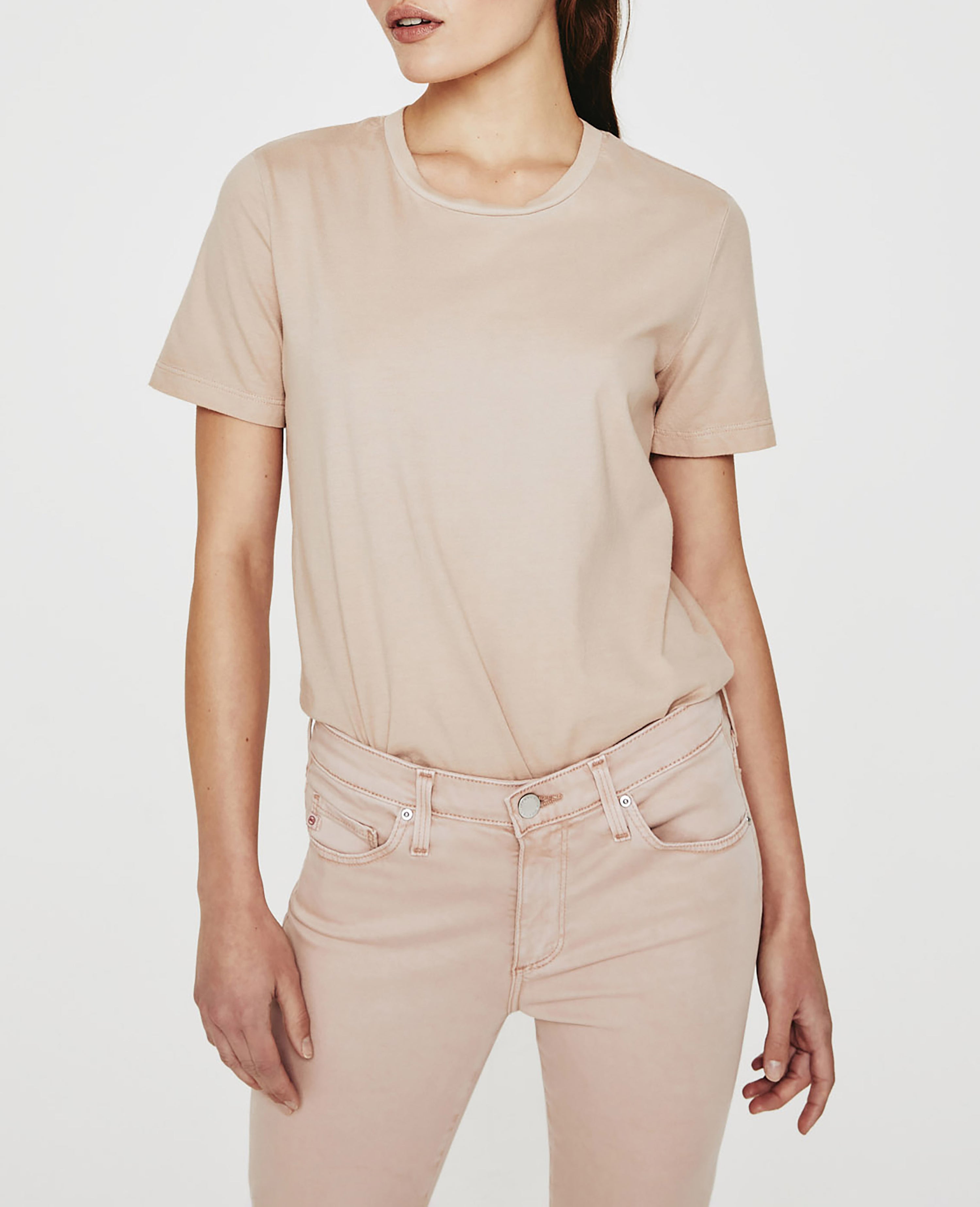 トップス roughlowVELOUR SHOULDERTEE(CHARCOALBROWN Velour Shoulder