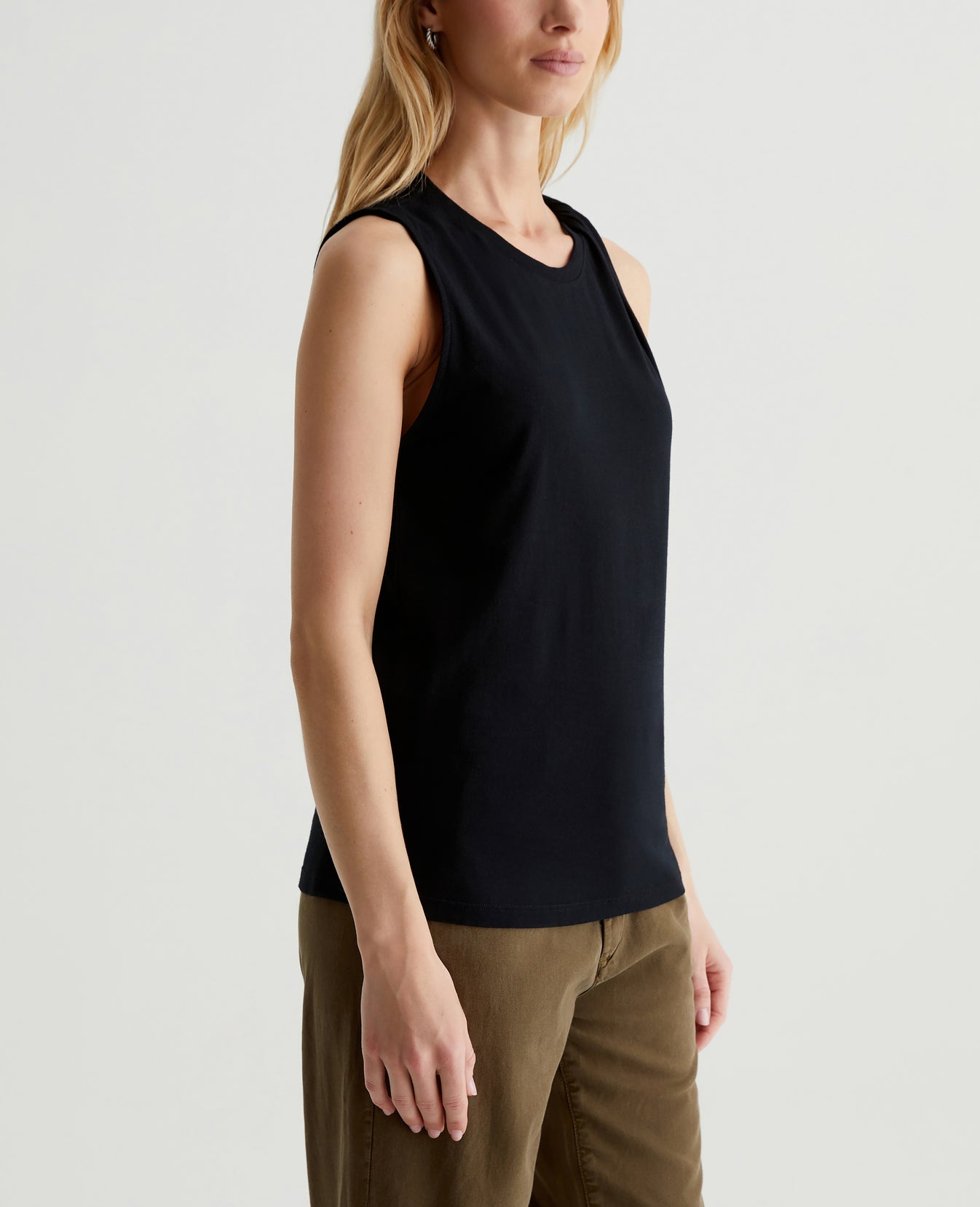 Sato Tank True Black Womens Top Photo 2