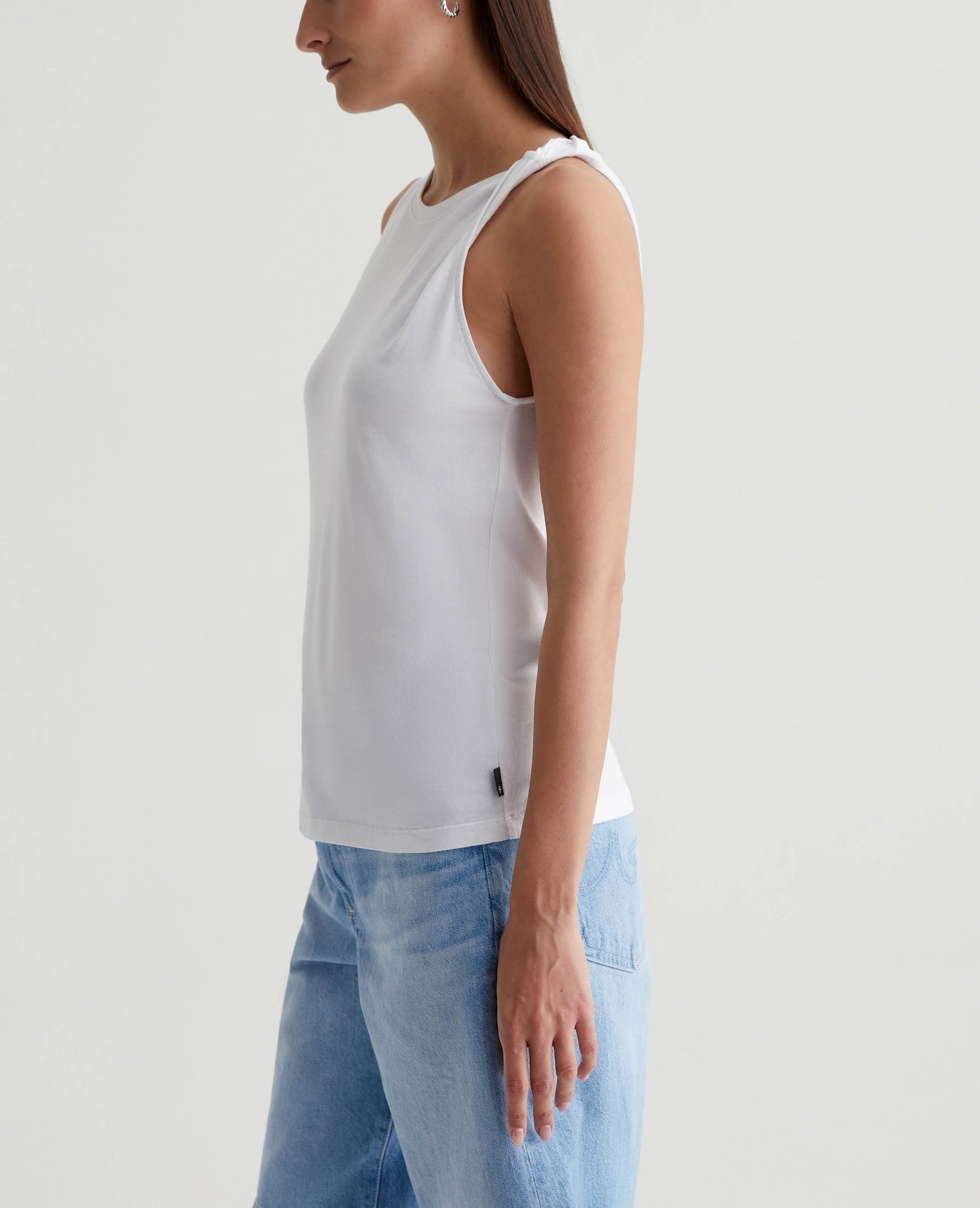 Sato Tank True White Womens Top Photo 2