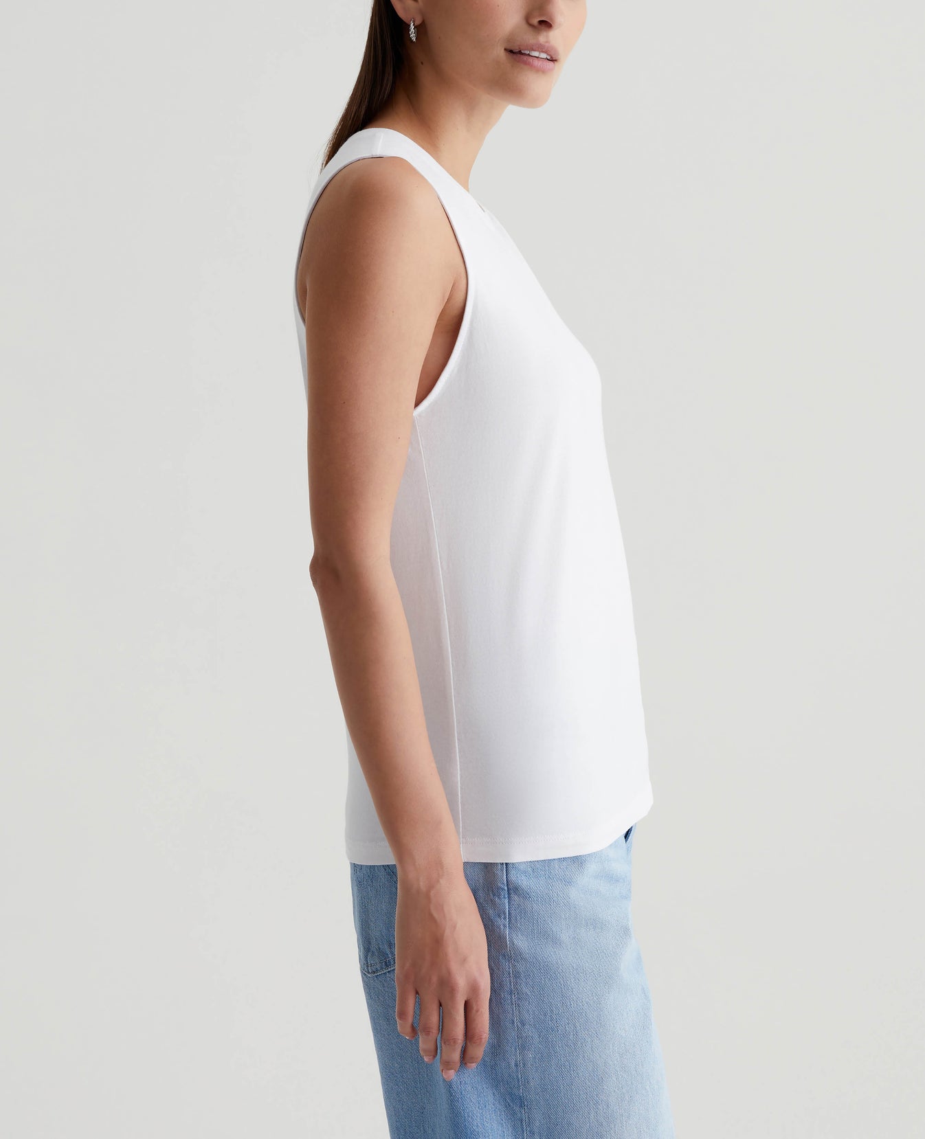 Sato Tank True White Womens Top Photo 5