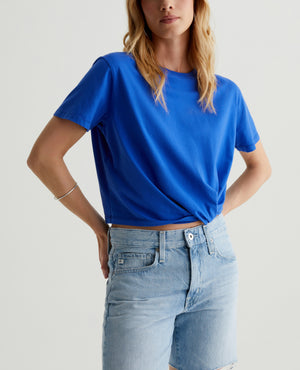 Ciara Tee Electric Blue Womens Top Photo 1