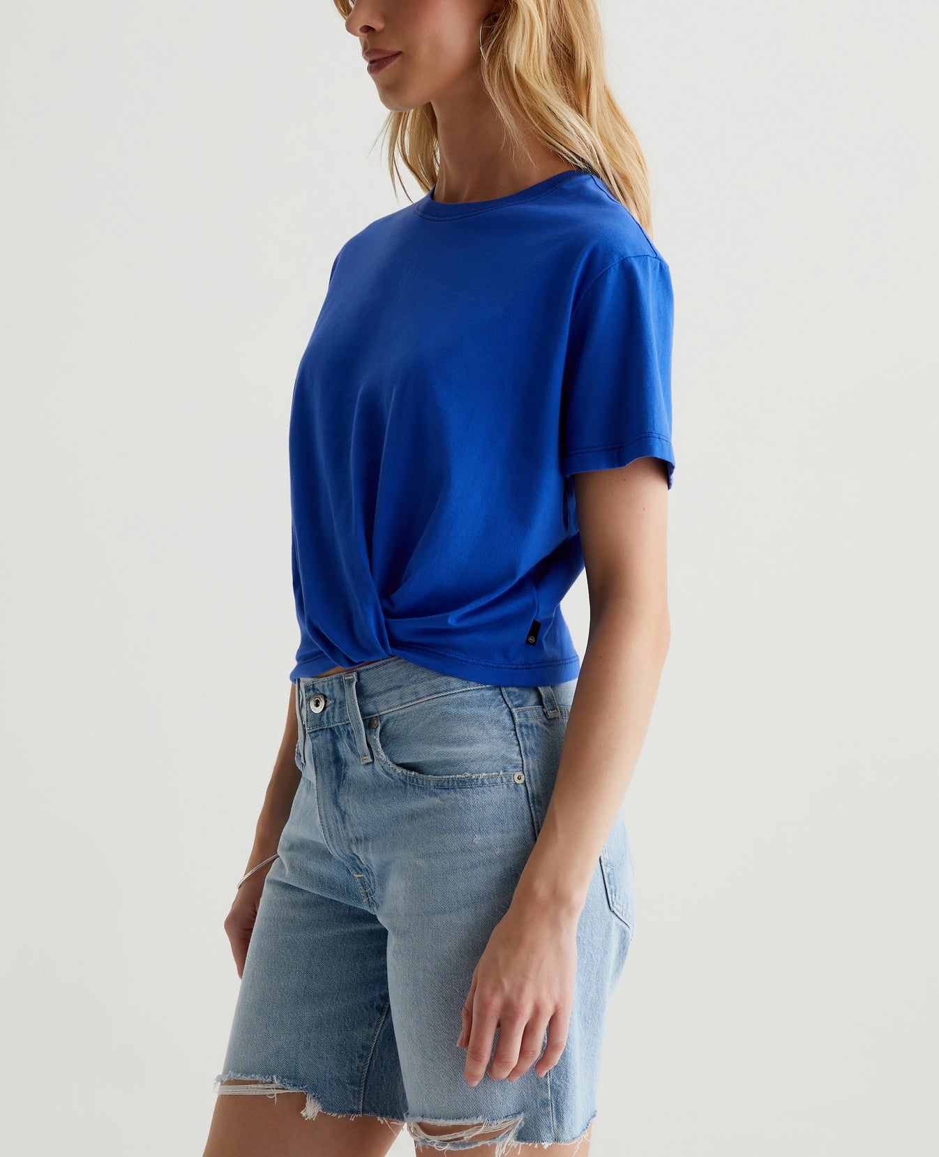 Ciara Tee Electric Blue Womens Top Photo 2