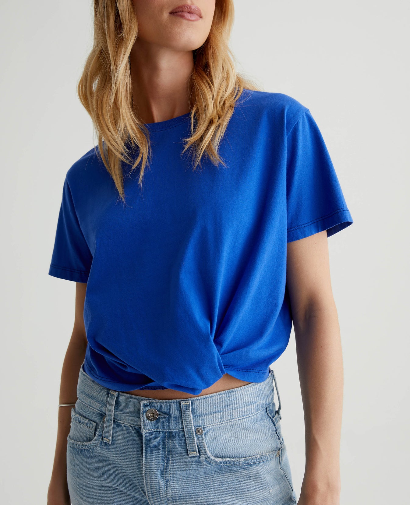 Ciara Tee Electric Blue Womens Top Photo 3
