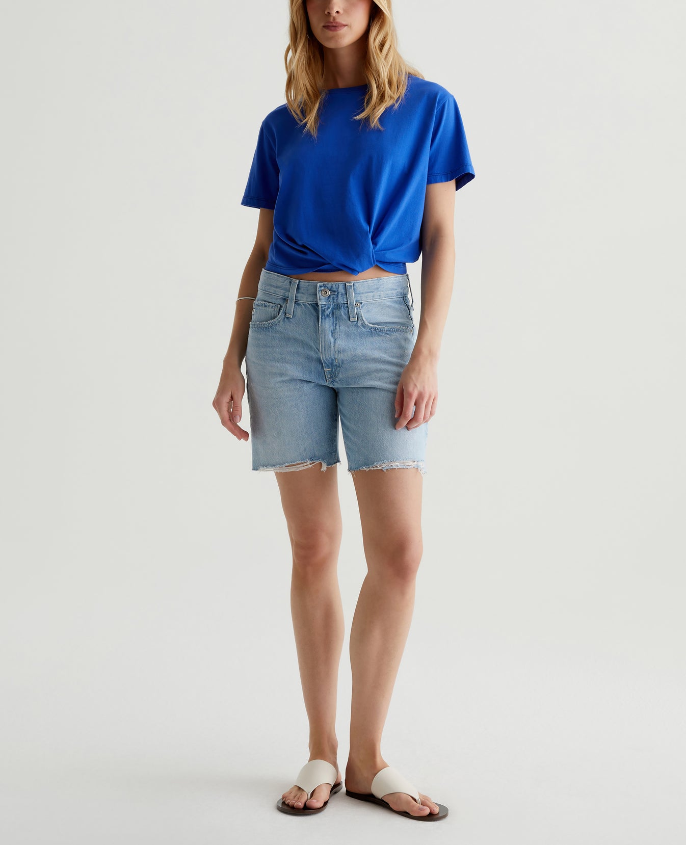 Ciara Tee Electric Blue Womens Top Photo 4