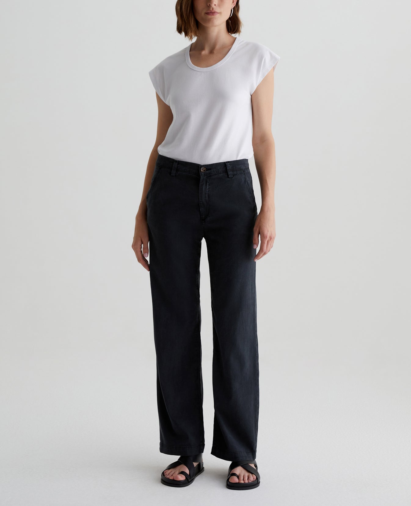 Vintage Willa Scoop True White Womens Top Photo 4