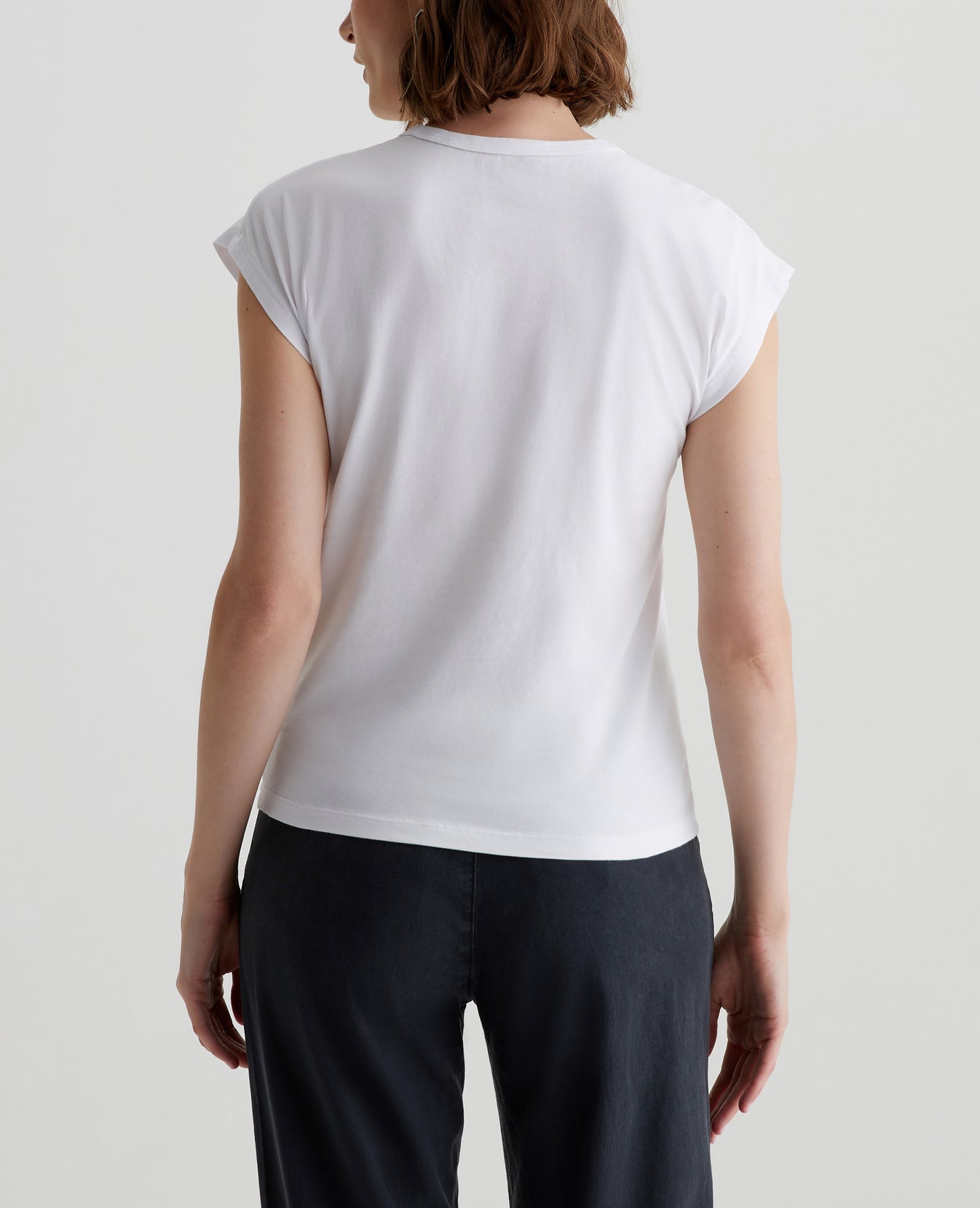 Vintage Willa Scoop True White Womens Top Photo 7