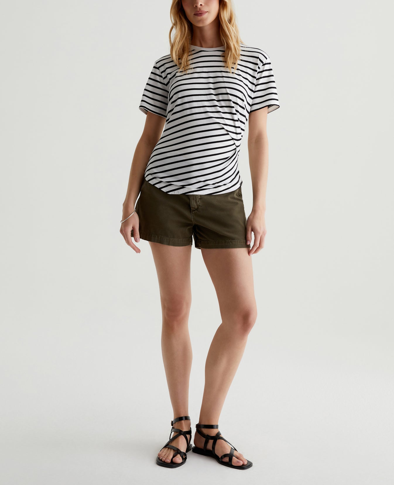 Rini Top Coastal Stripe Ex-White/True Black Womens Top Photo 4