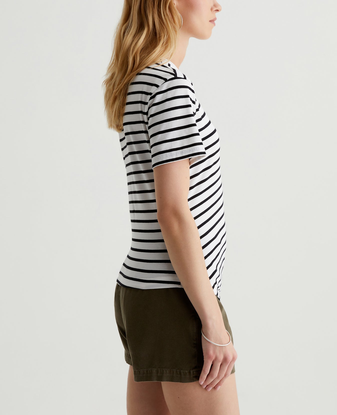Rini Top Coastal Stripe Ex-White/True Black Womens Top Photo 6
