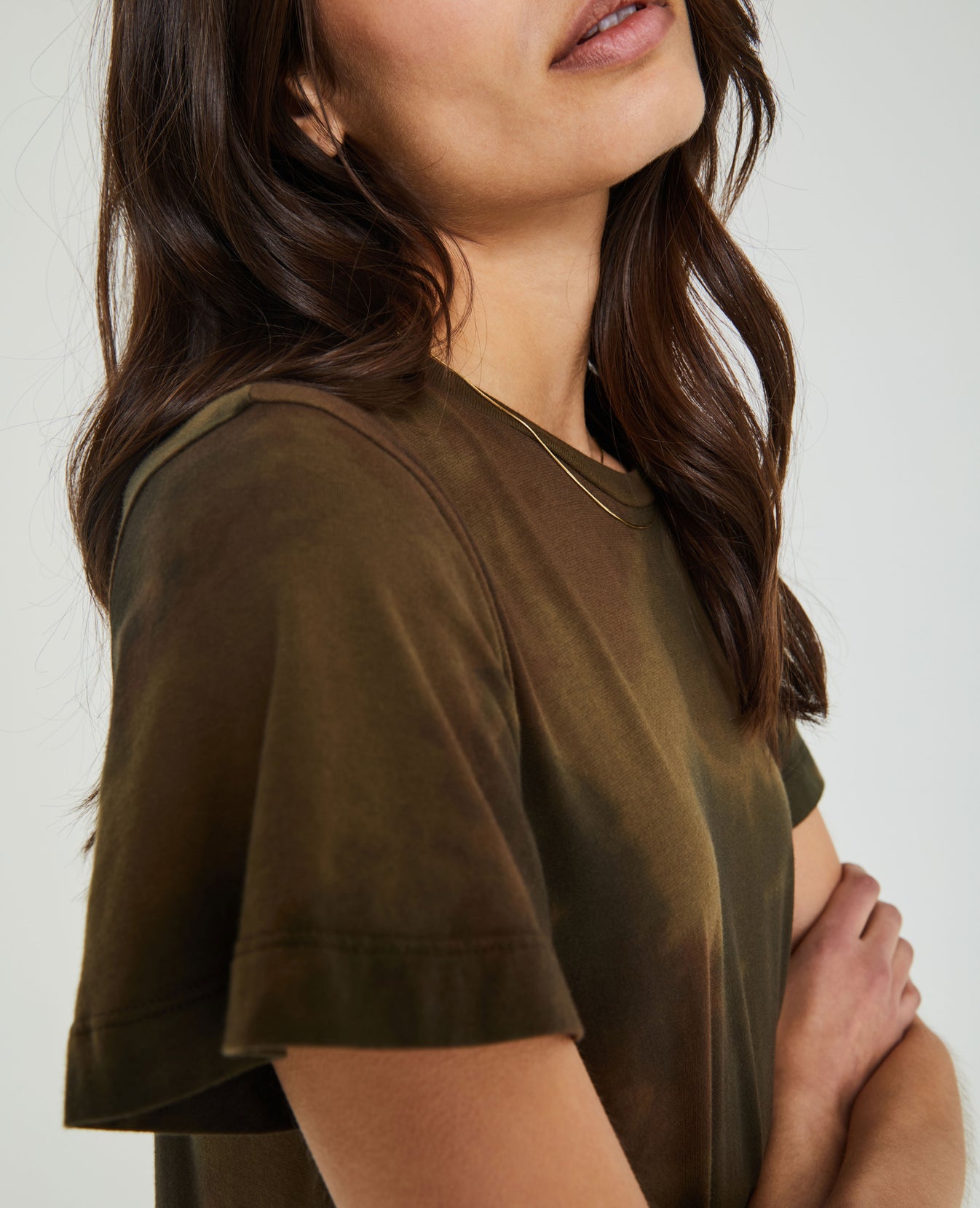 Micah Watercolor Camo Dried Grass Maxi Dress Women Onepiece Photo 3