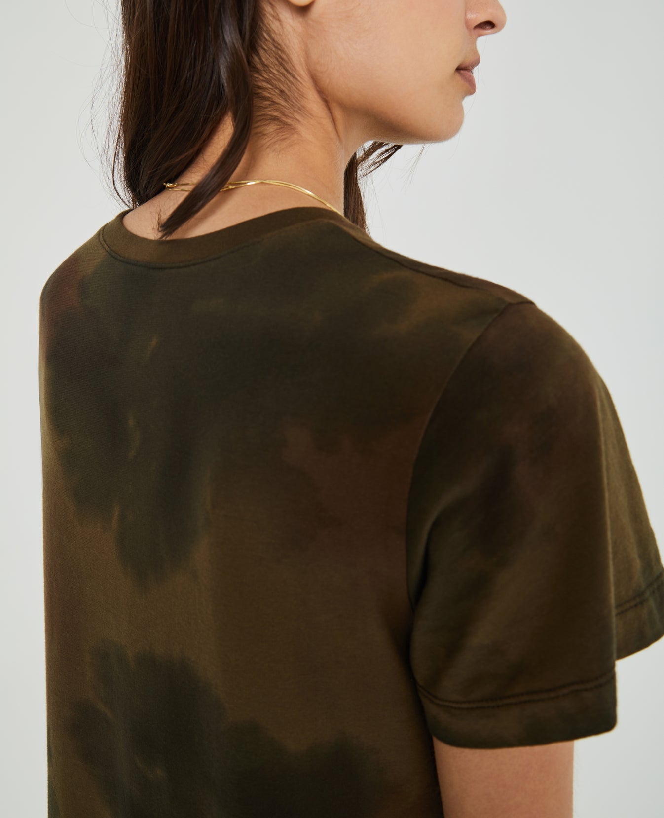 Micah Watercolor Camo Dried Grass Maxi Dress Women Onepiece Photo 4