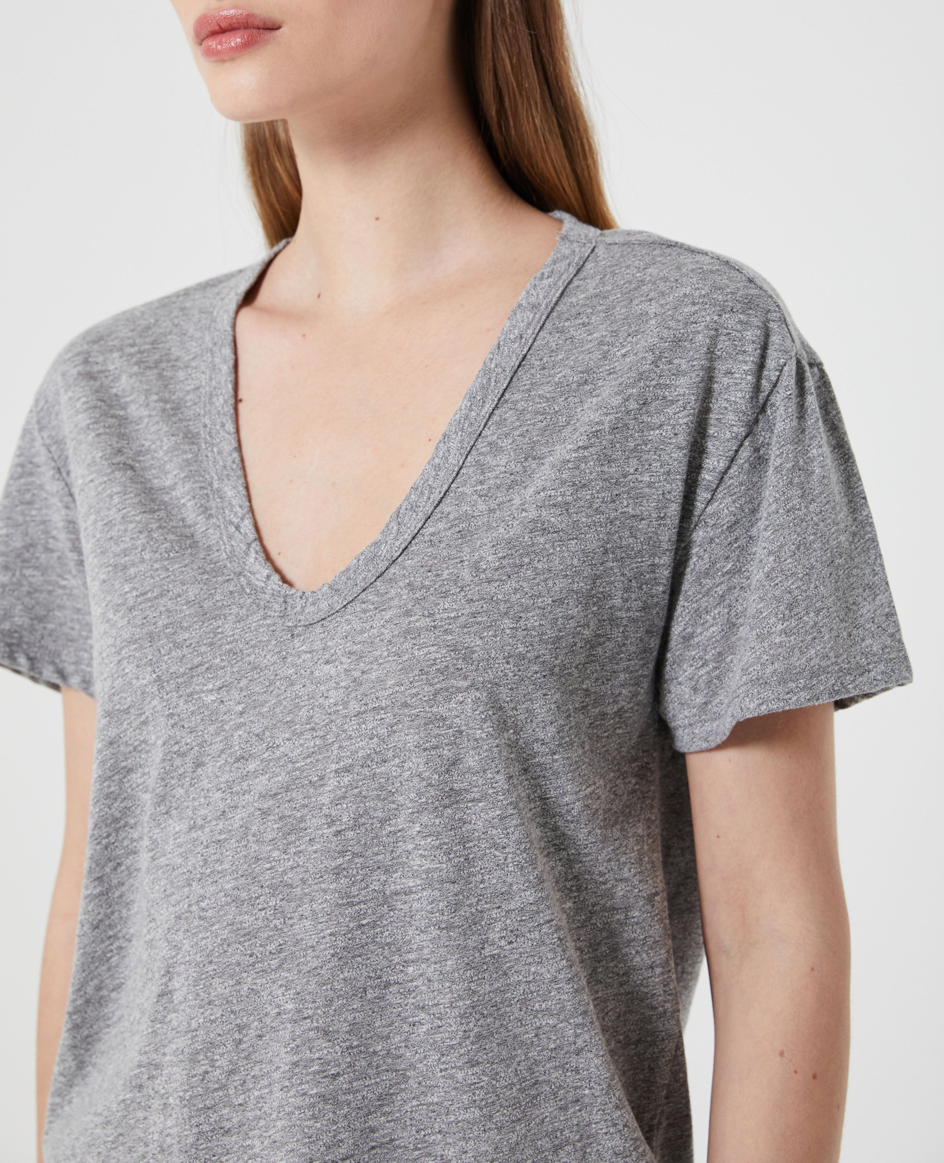 Womens Henson Tee Speckled Heather Grey