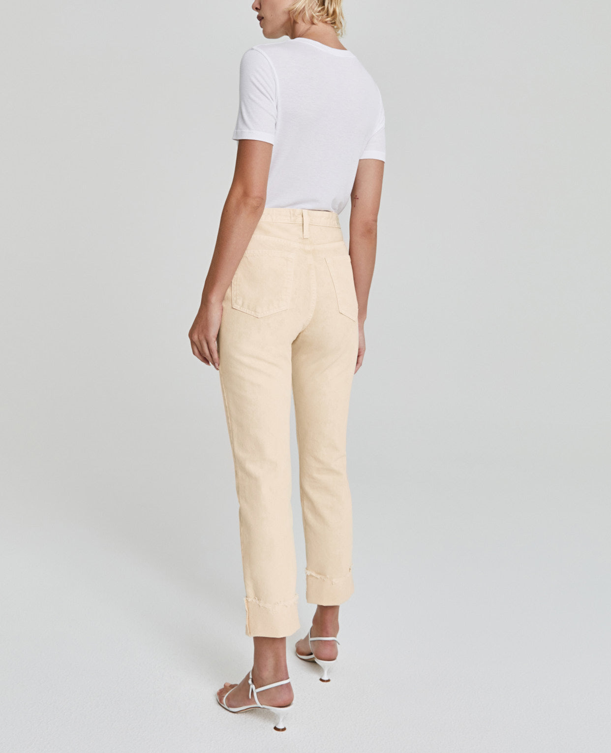Isabelle Button-Up Moonwash Mongoose Ultra High-Rise Straight Crop Women Bottoms Photo 5