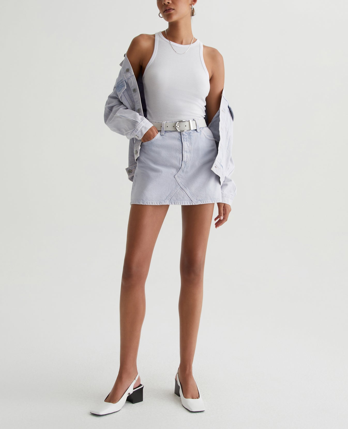 Remy Skirt Vapor Wash Vapor Wash Icy Lavender Womens Bottom Photo 1