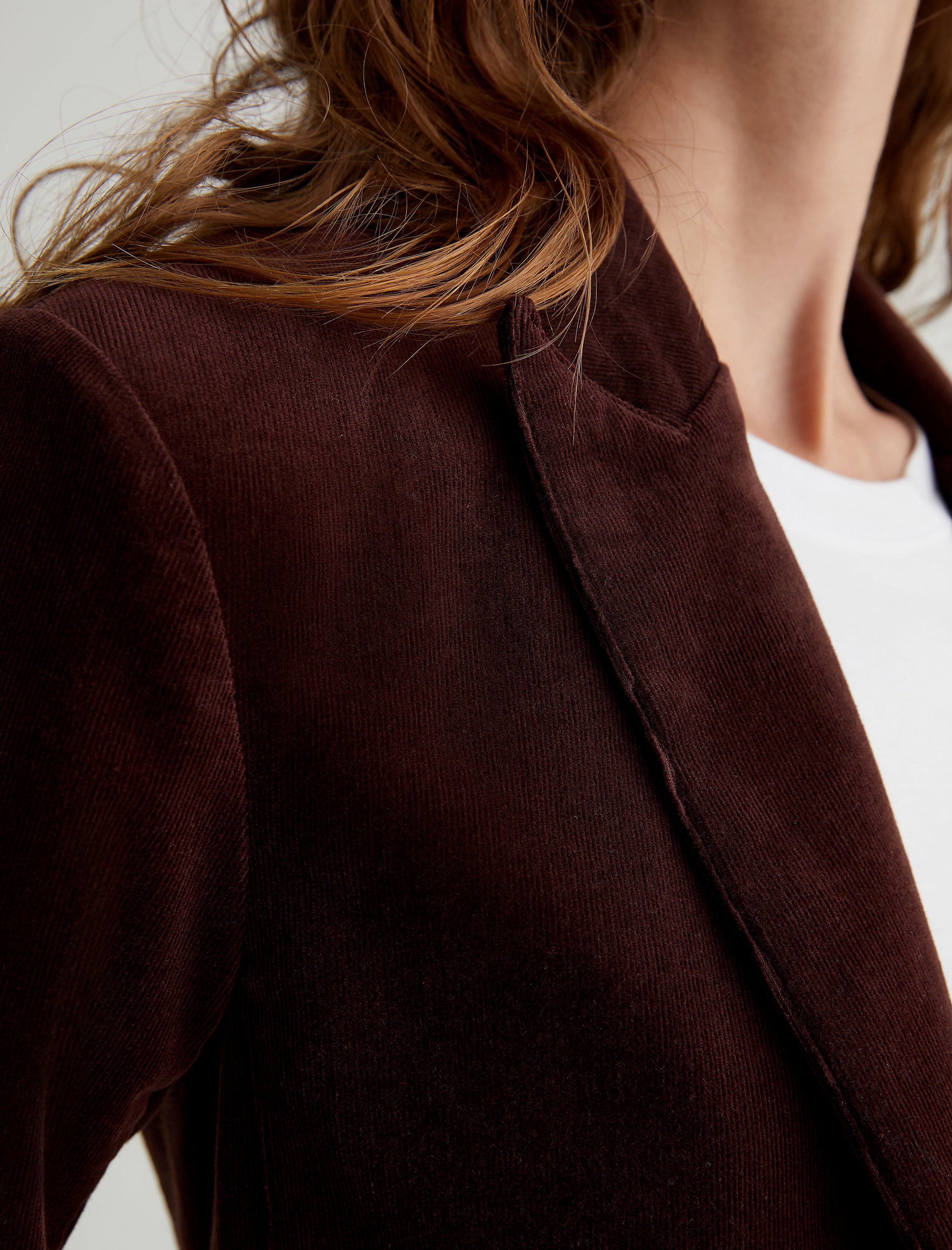 Rue Blazer Alpine Bark Fitted Blazer Women Top Photo 5