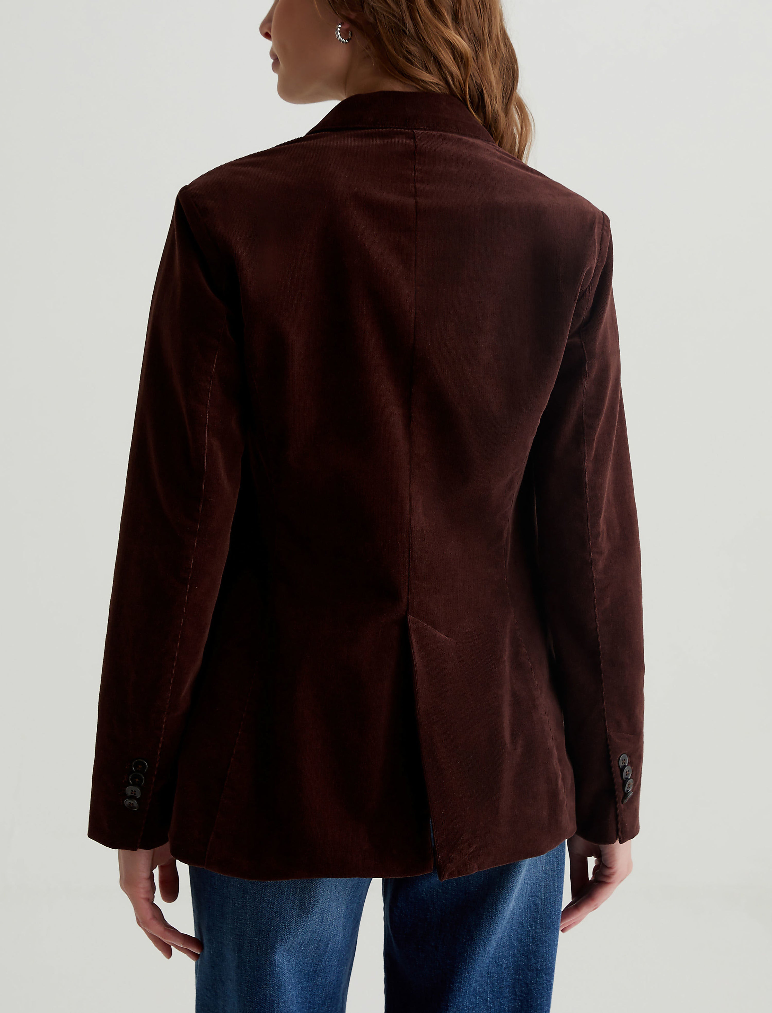 Rue Blazer Alpine Bark Fitted Blazer Women Top Photo 7