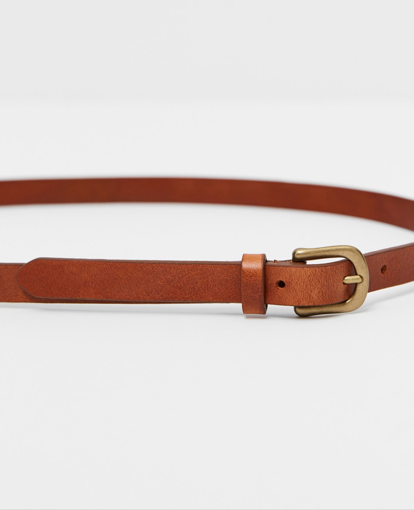 Vinny Belt Toasted Brown Thin Belt Women Accessory Photo 2