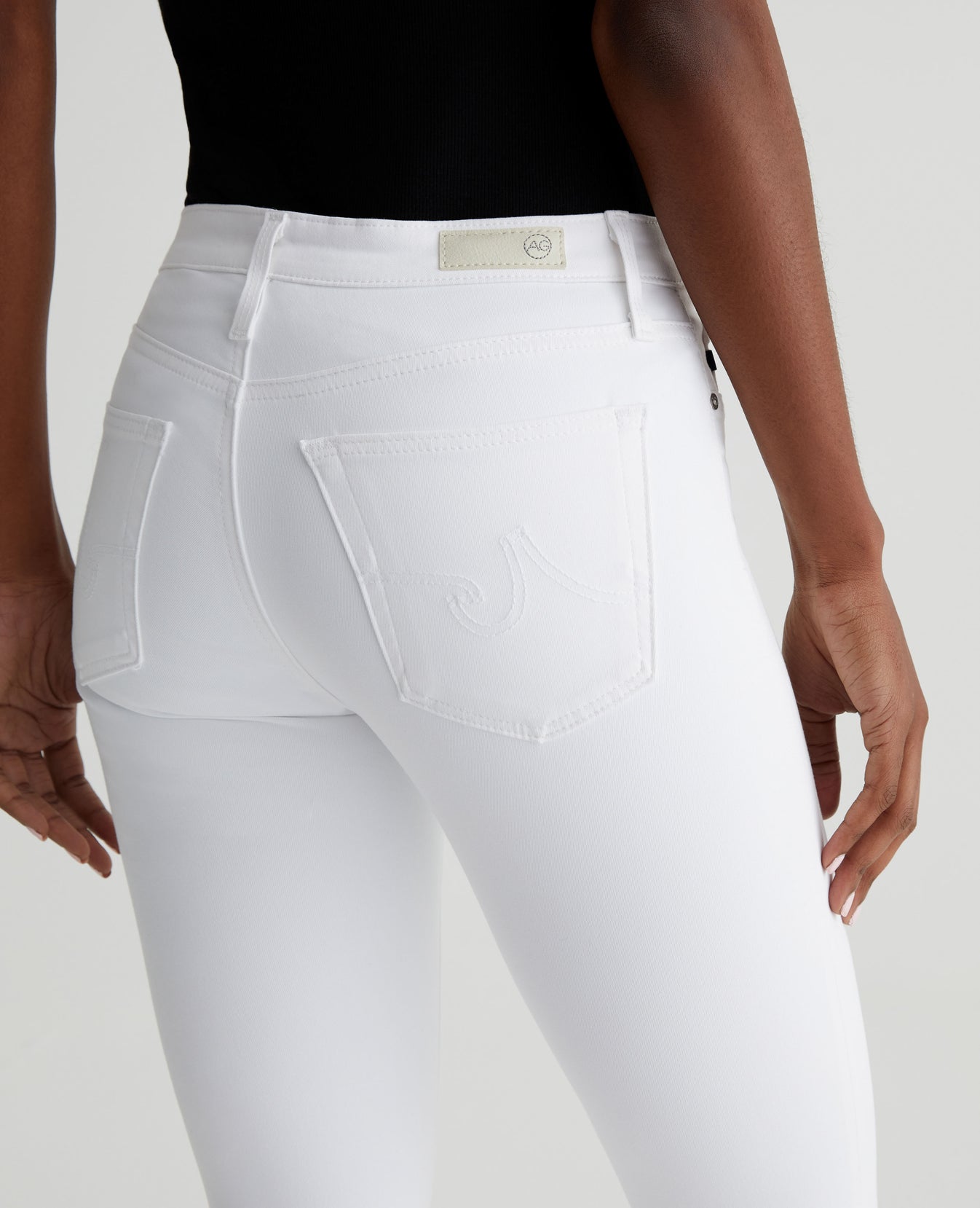 Legging Ankle White Womens Bottom Photo 5