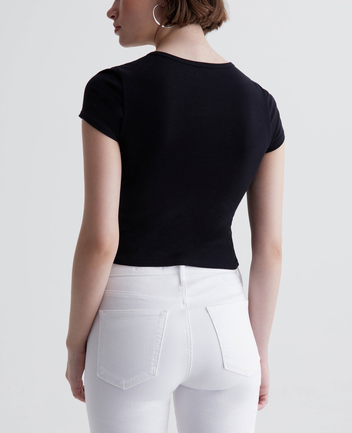 Hutton Crew True Black Womens Top Photo 6