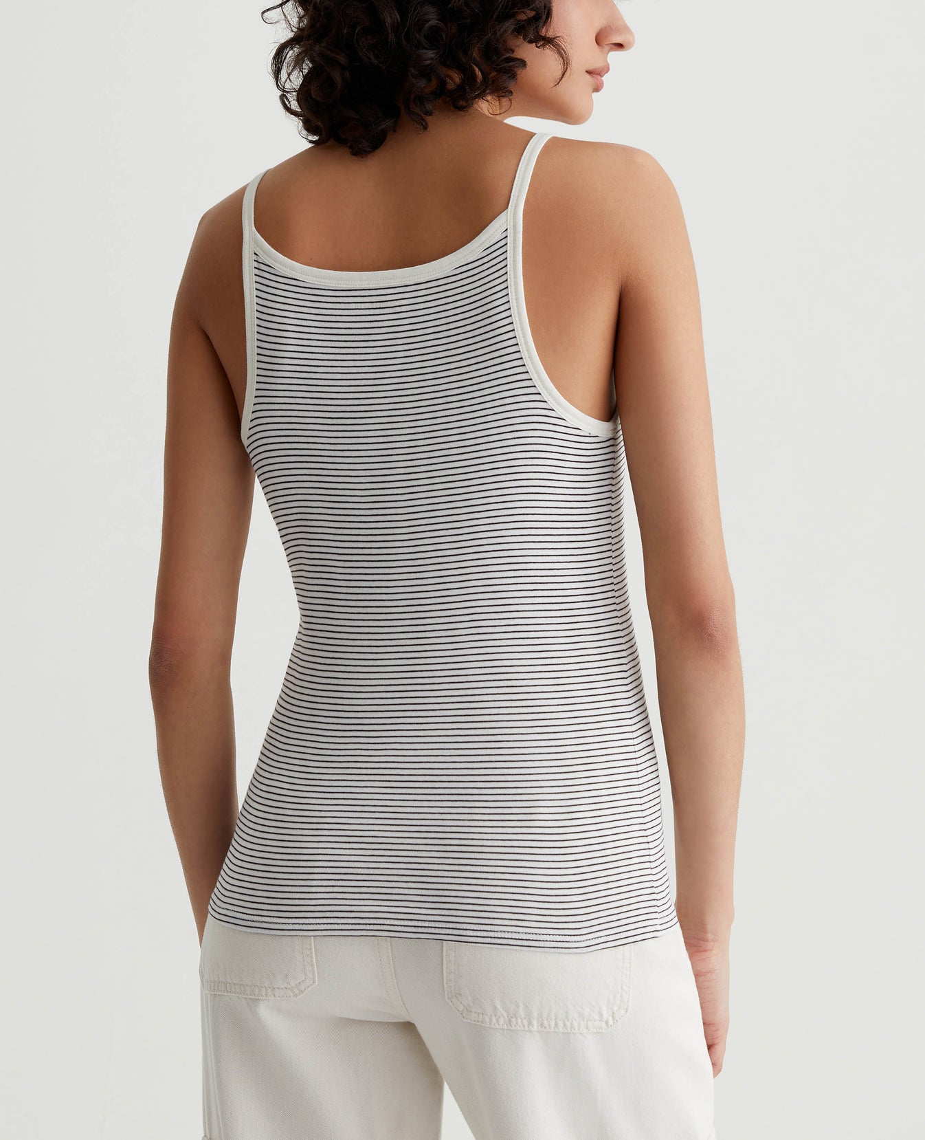 Claire Tank Pencil Stripe Ex-White/True Bl Womens Top Photo 6