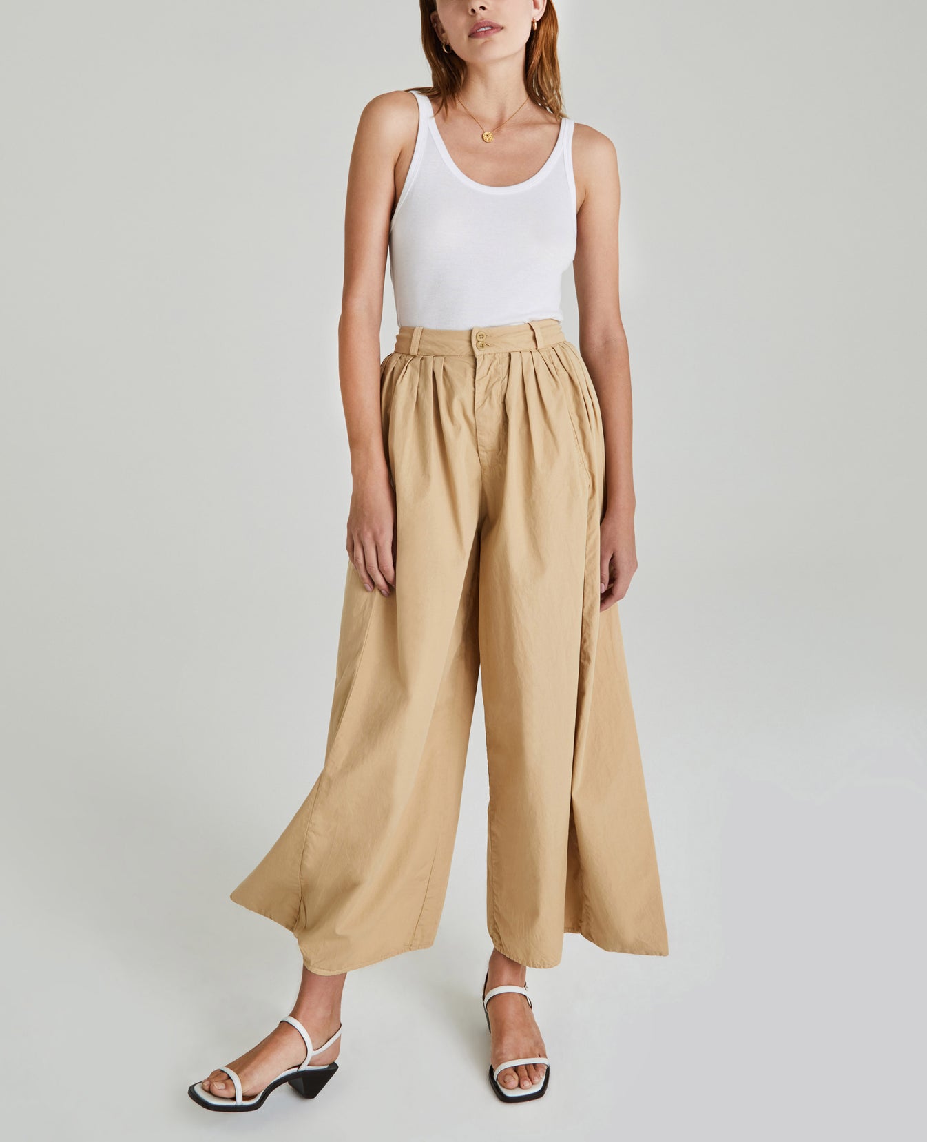 Hadley Sandy Pail Pleated Culotte Women Bottoms Photo 1