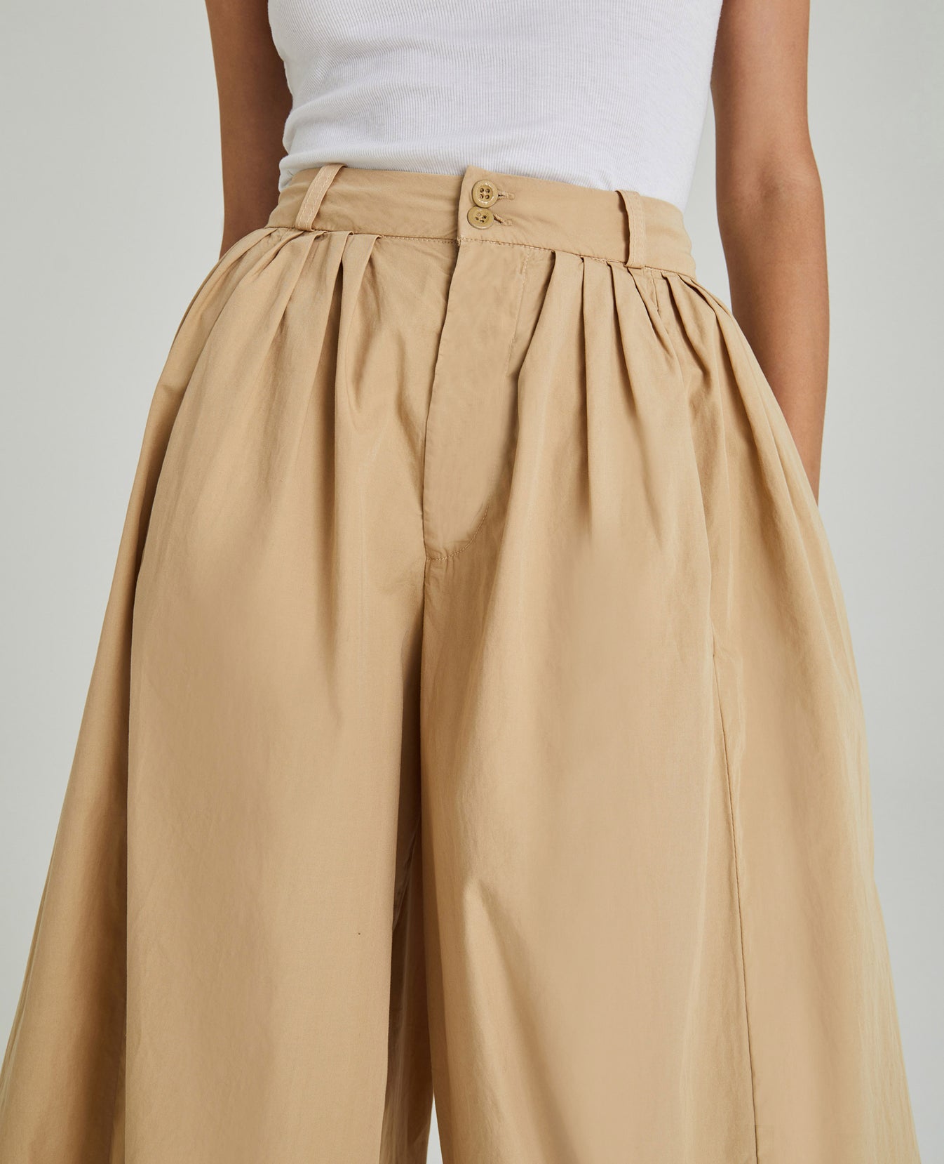 Hadley Sandy Pail Pleated Culotte Women Bottoms Photo 3