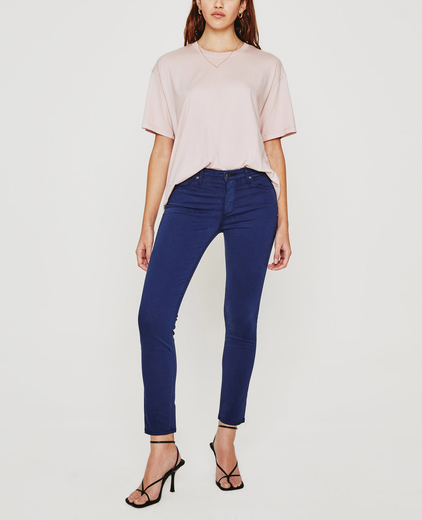 Jagger Crew Vintage Pink Classic Fit Short Sleeve Tee Women Tops Photo 6