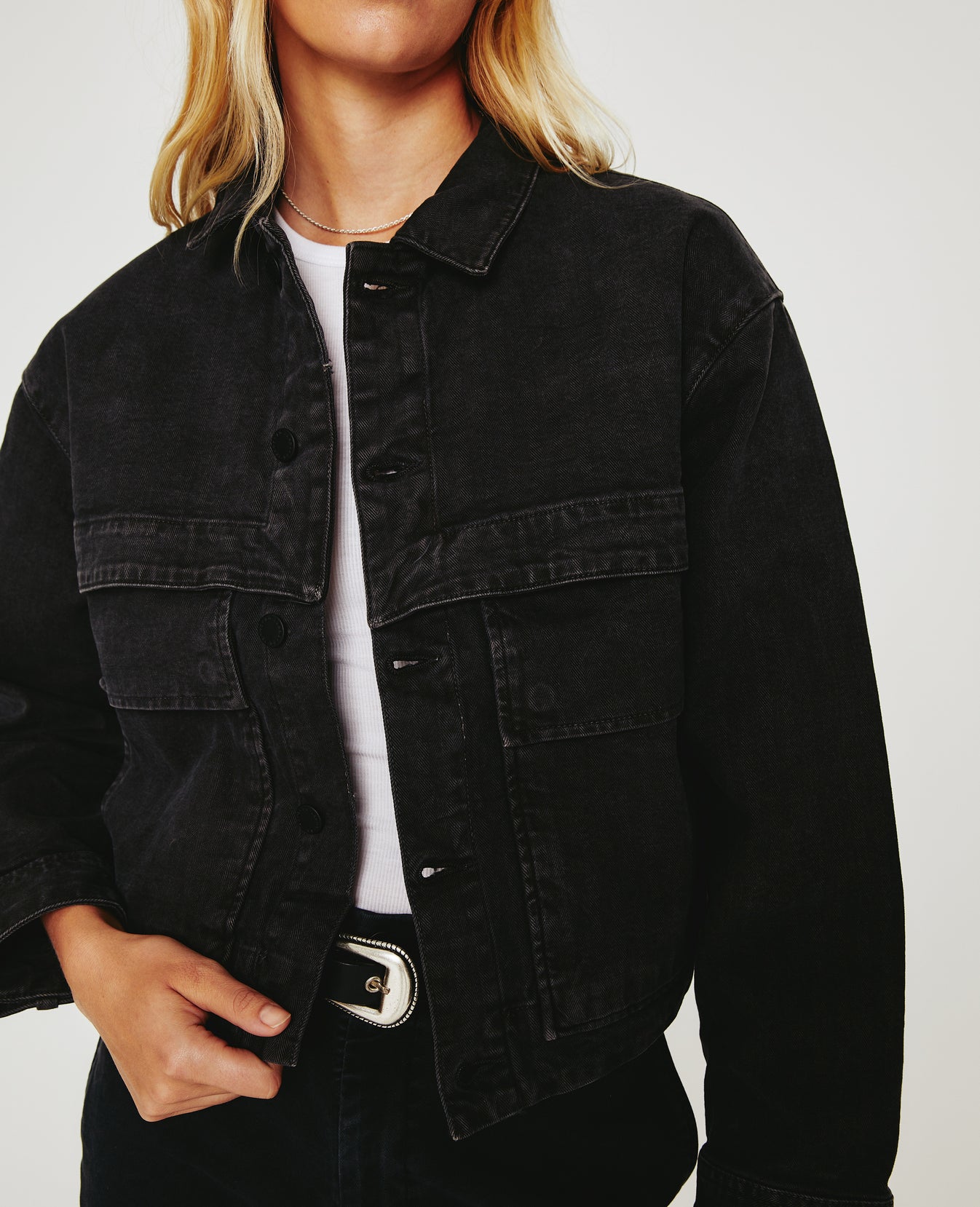 Mirah Militant Sulfur Black Womens Top Photo 3