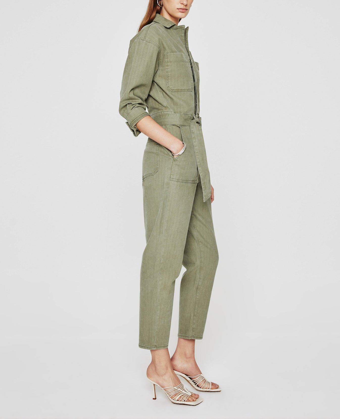 Ryleigh Jumpsuit Sulfure Cavalry Sage Womens Onepiece Photo 2