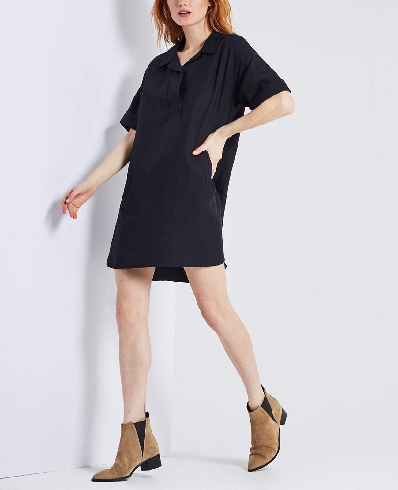 Amanda Dress After Dark Oversized Shirt Dress Women Onepiece Photo 1