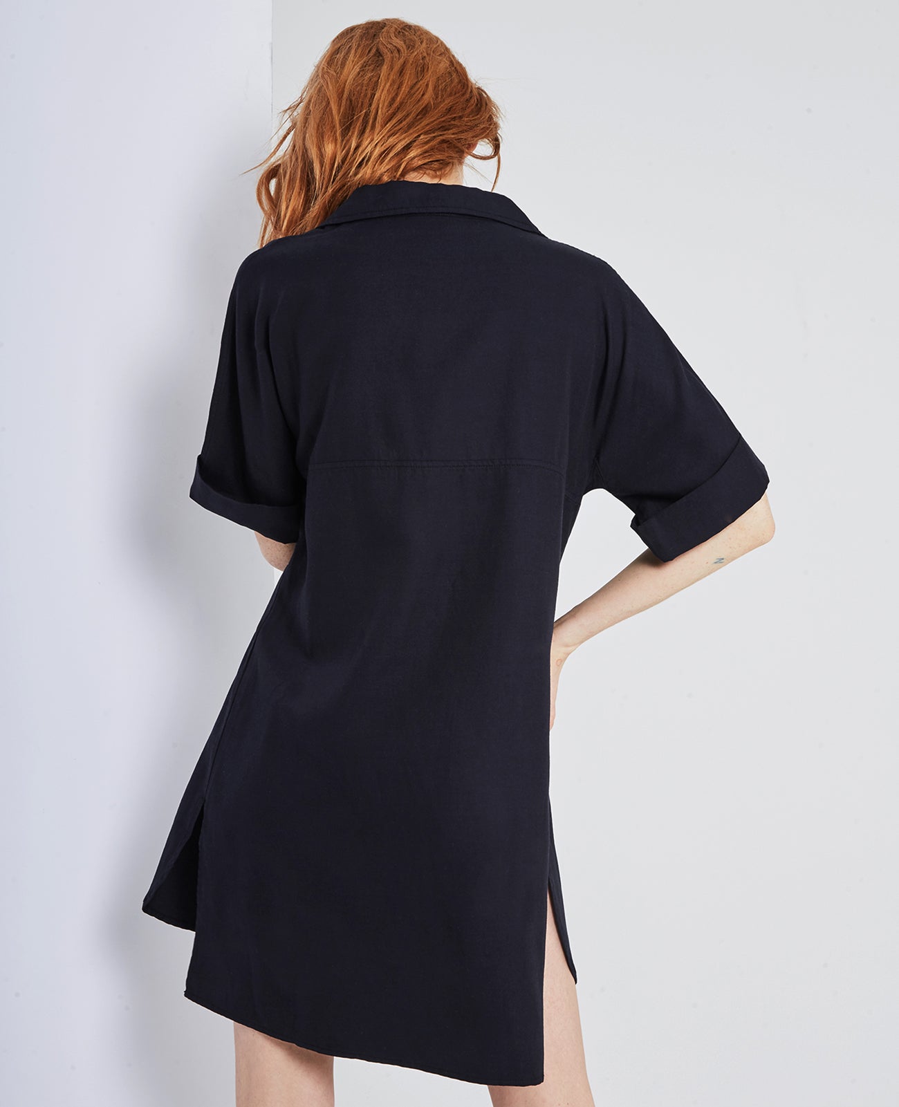 Amanda Dress After Dark Oversized Shirt Dress Women Onepiece Photo 2