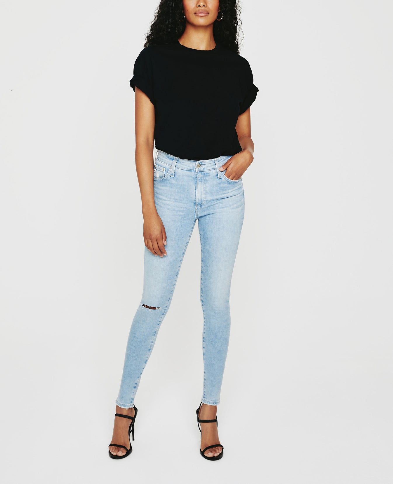 Farrah Skinny 27 Years Coexist High-Rise Skinny Women Bottoms Photo 1