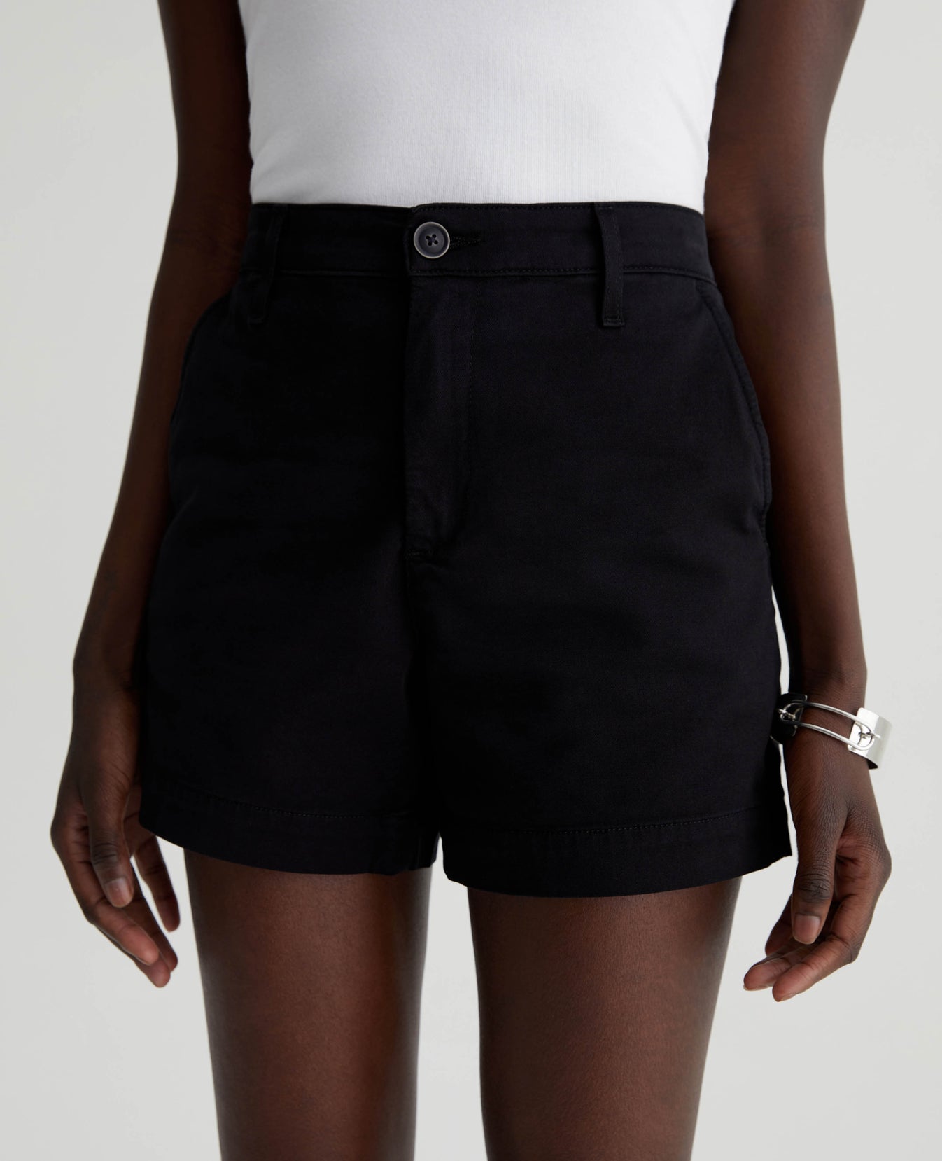 Womens Caden Short Super Black Womens Bottom Photo 3