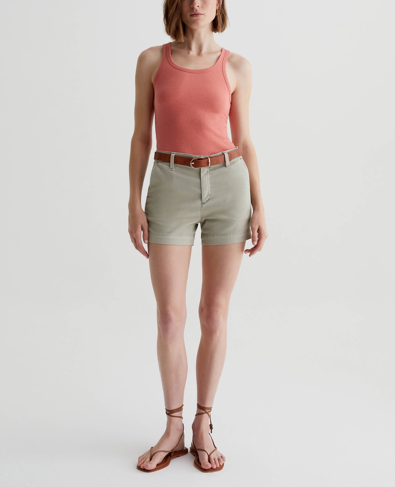 Caden Short Sulfur Dried Parsley Womens Bottom Photo 1