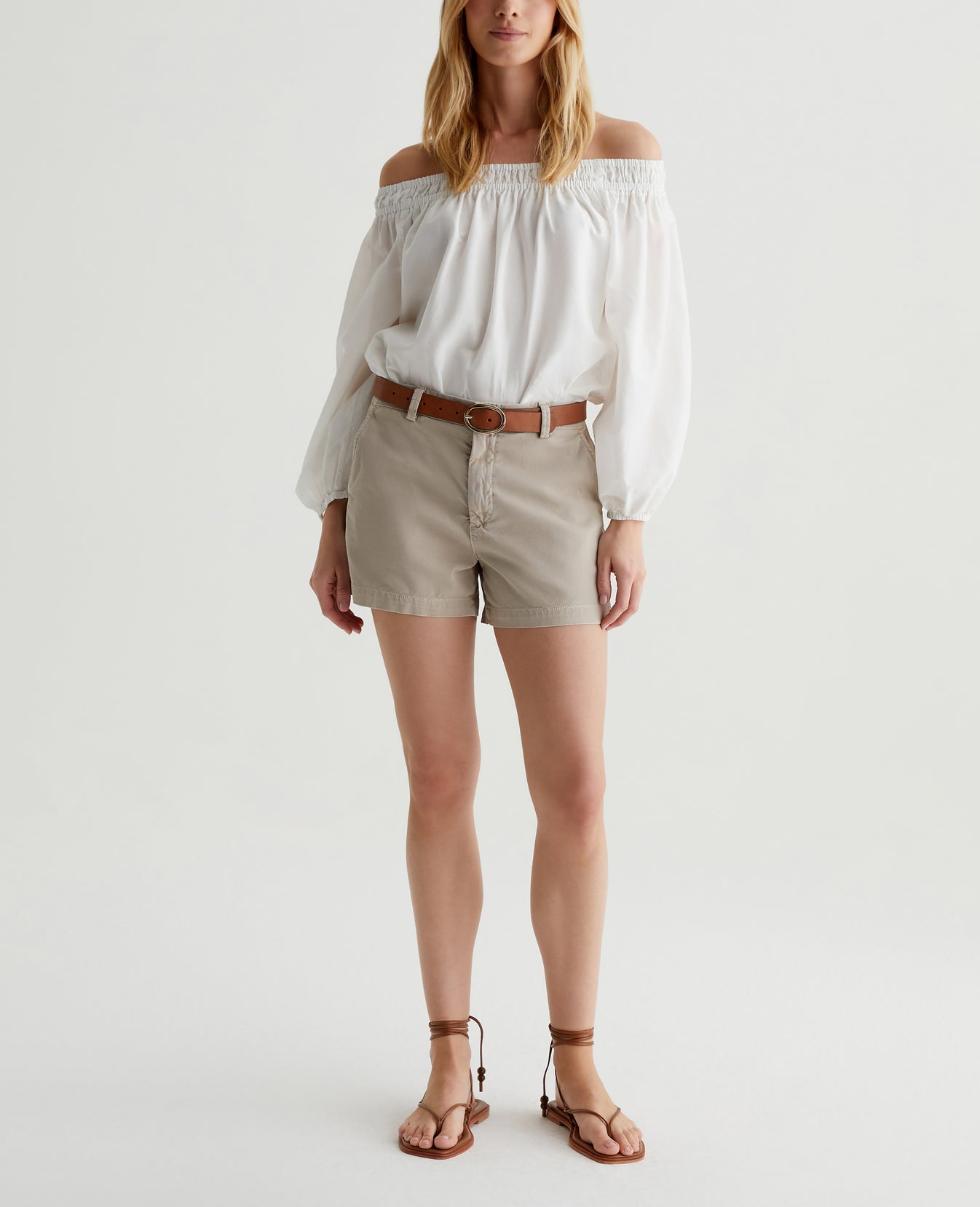 Caden Short Sulfur Flax Womens Bottom Photo 1