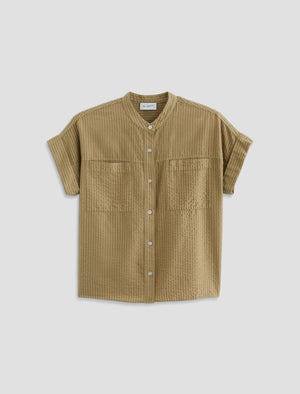 Ellis Shirt Basil Short Sleeve Dolman Shirt Women Top Photo 9
