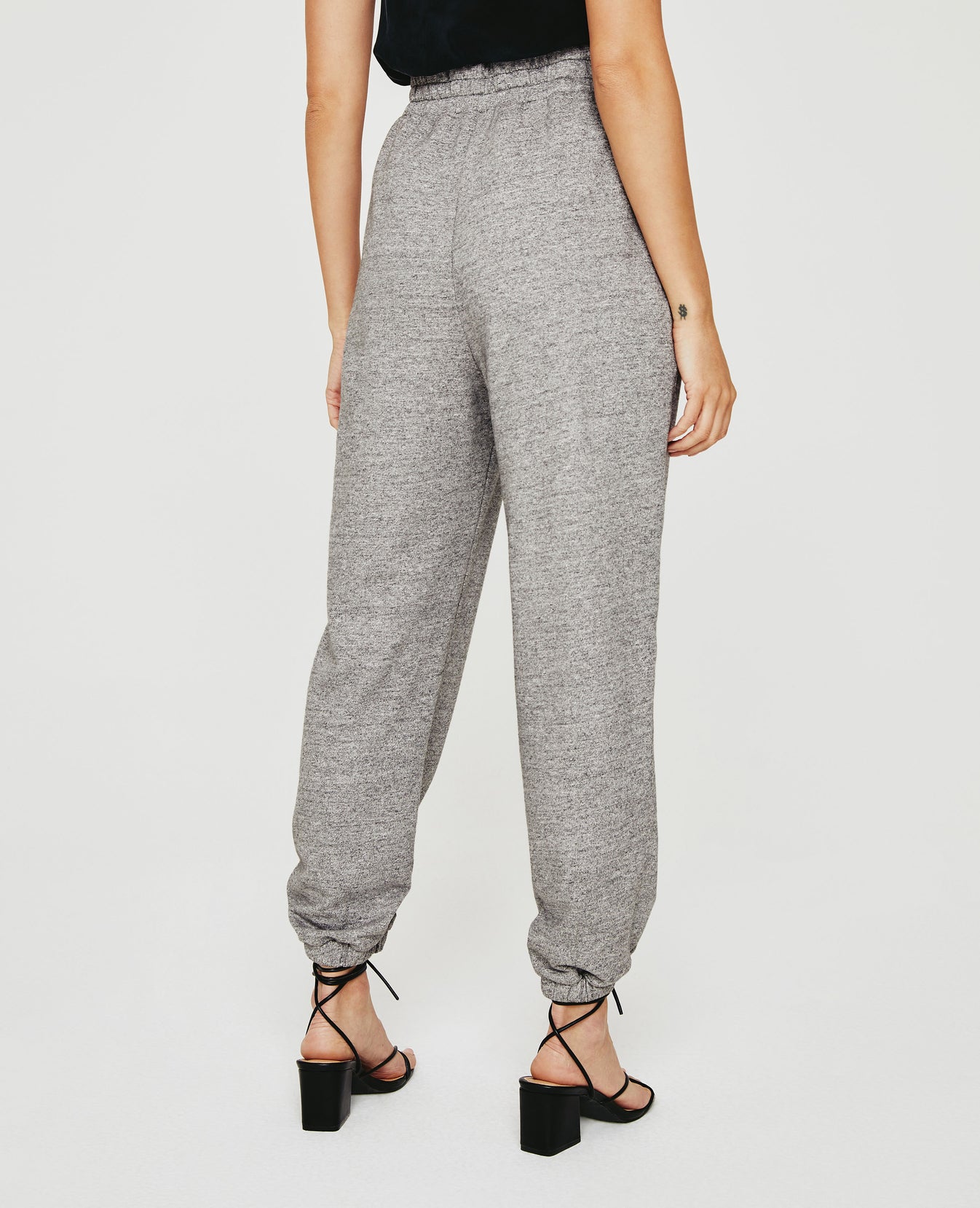 Nova Sweatpant Heather Grey Relaxed Sweatpant Women Bottom Photo 6