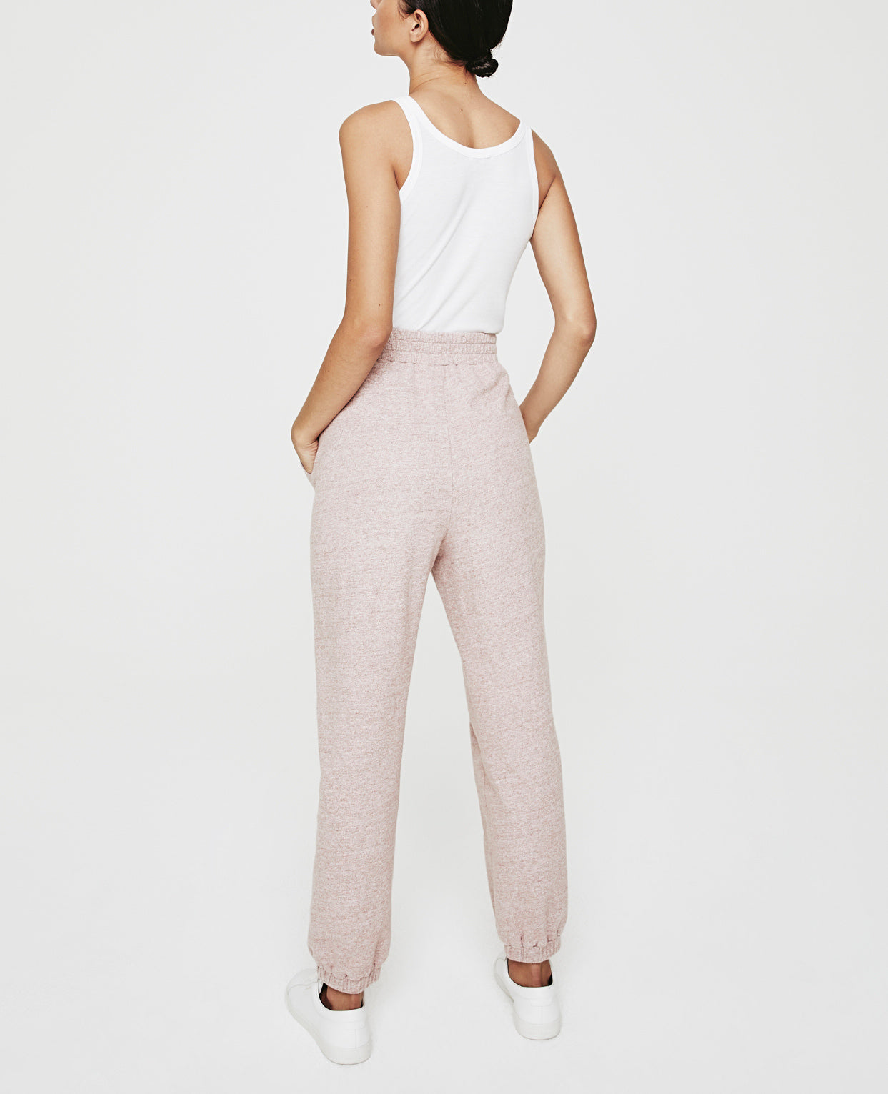 Nova Sweatpant Heather Pink Relaxed Sweatpant Women Bottoms Photo 4