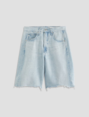 Hattie Short Sunfaded Destructed High-Rise Bermuda Women Bottom Photo 9