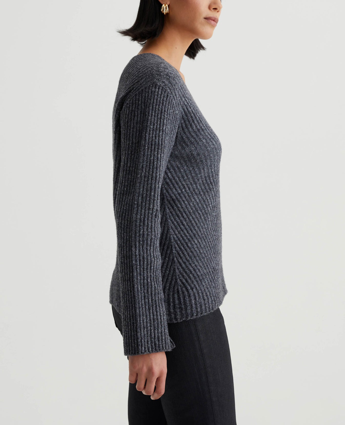 Naemi Heather Charcoal Womens Top Photo 2