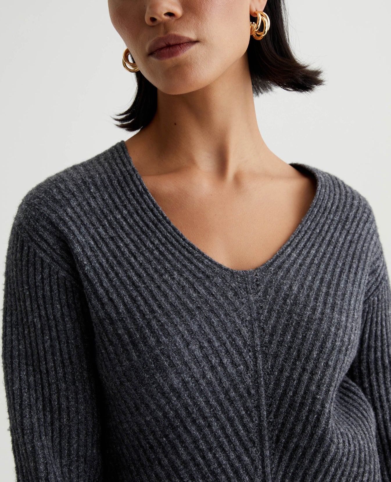 Naemi Heather Charcoal Womens Top Photo 3