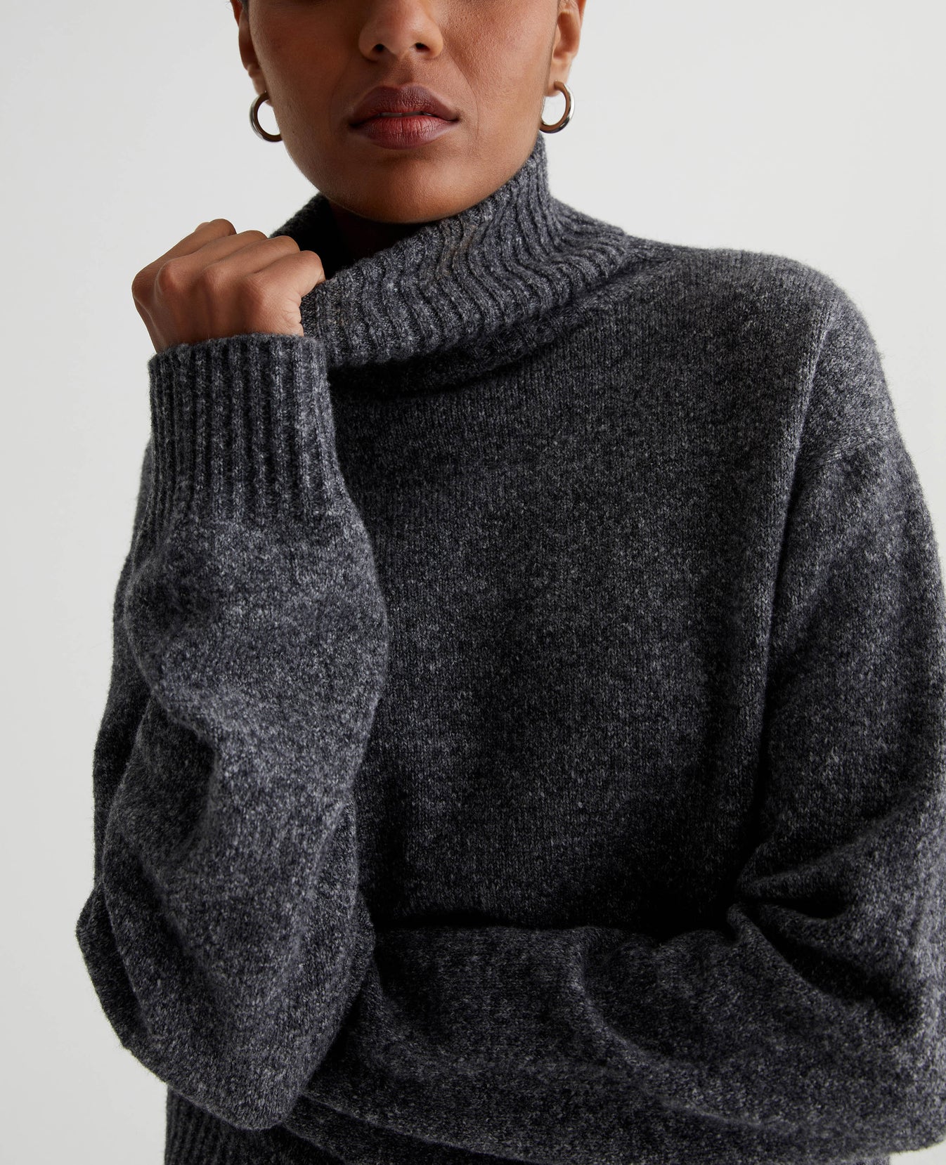 Bellona Heather Charcoal Womens Top Photo 3