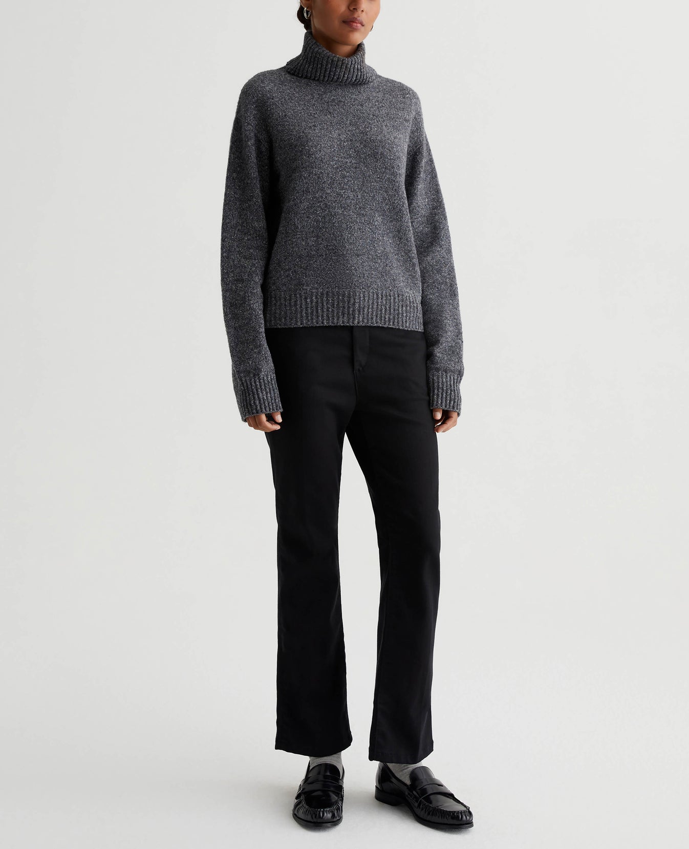 Bellona Heather Charcoal Womens Top Photo 4