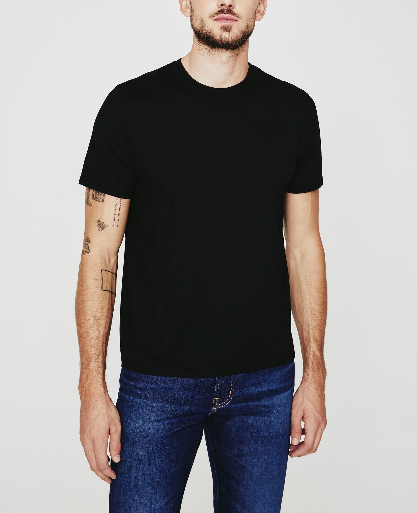 Bryce Crew True Black Classic Fit Crew Men Tops Photo 1