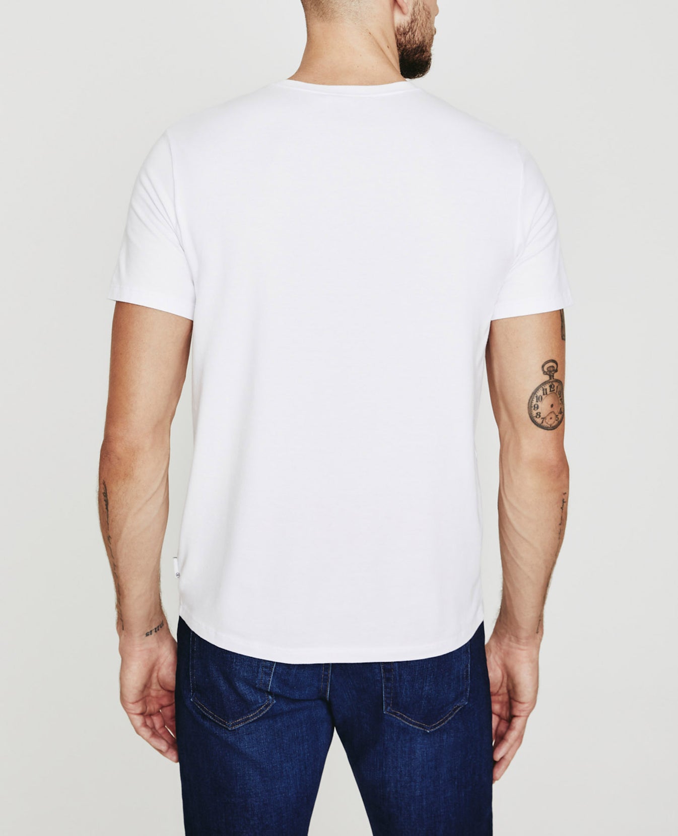 Bryce Crew True White Classic Fit Crew Men Tops Photo 4
