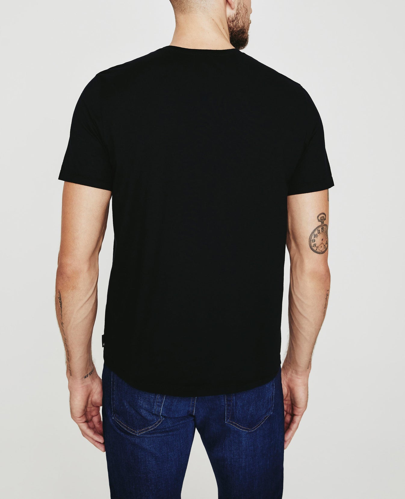 Bryce Crew True Black Classic Fit Crew Men Tops Photo 3