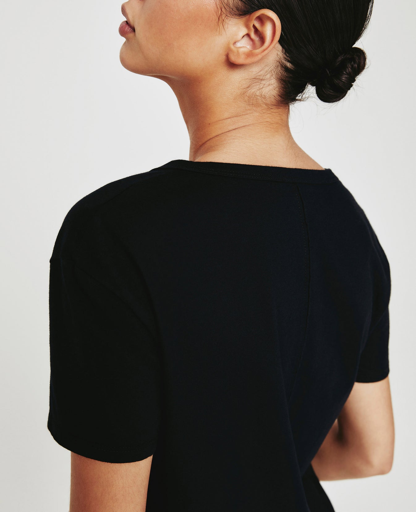 Henson Tee True Black Short Sleeve Tee Women Tops Photo 3