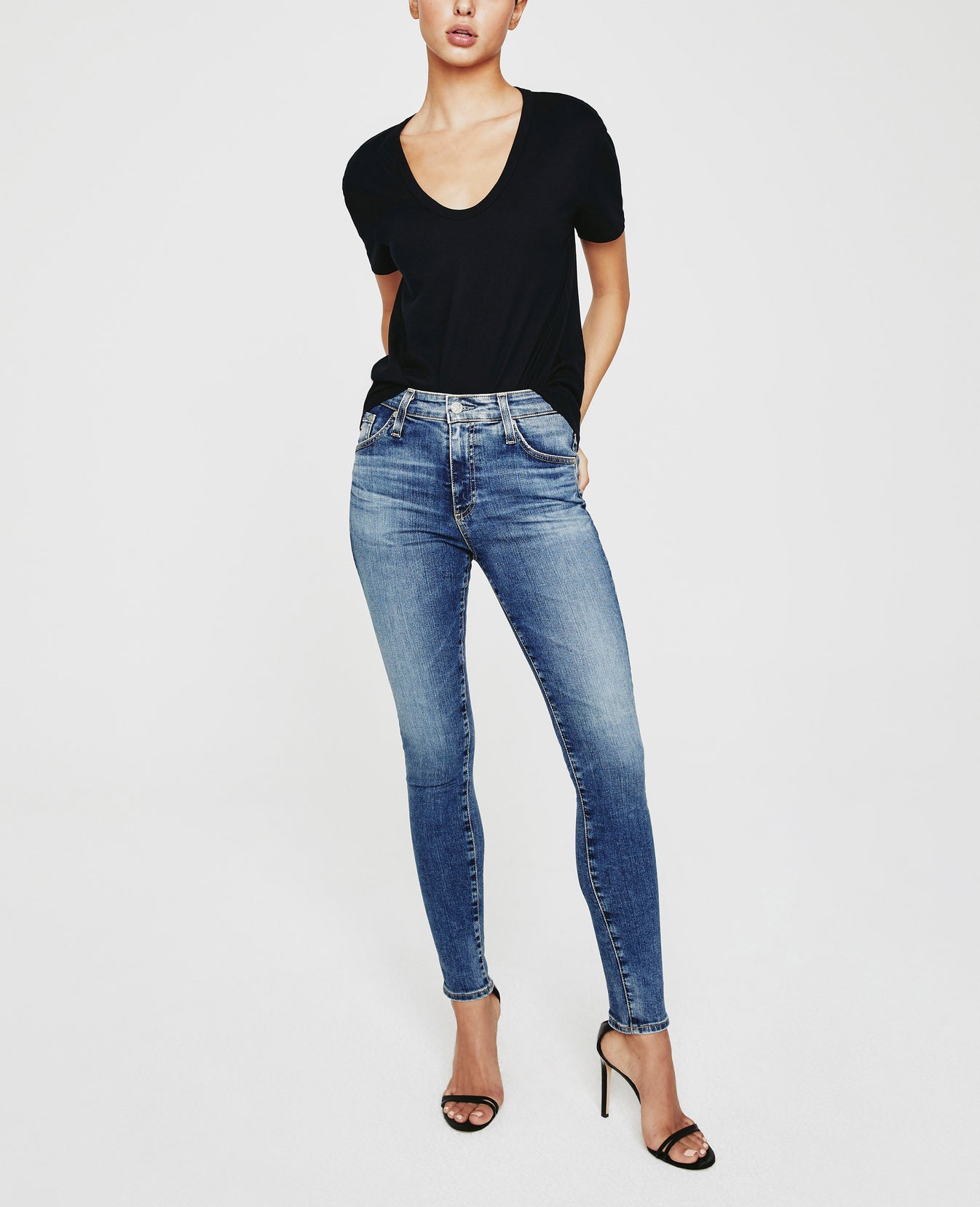 Henson Tee True Black Short Sleeve Tee Women Tops Photo 4