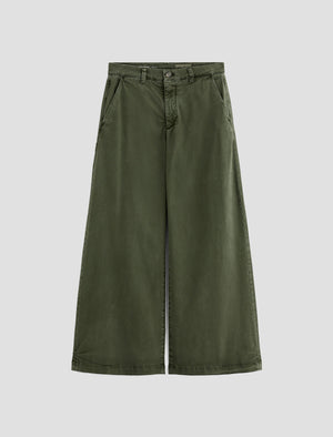 Caden Wide Leg Sulfur Dark Thyme Tailored Fit Women Bottom Photo 9