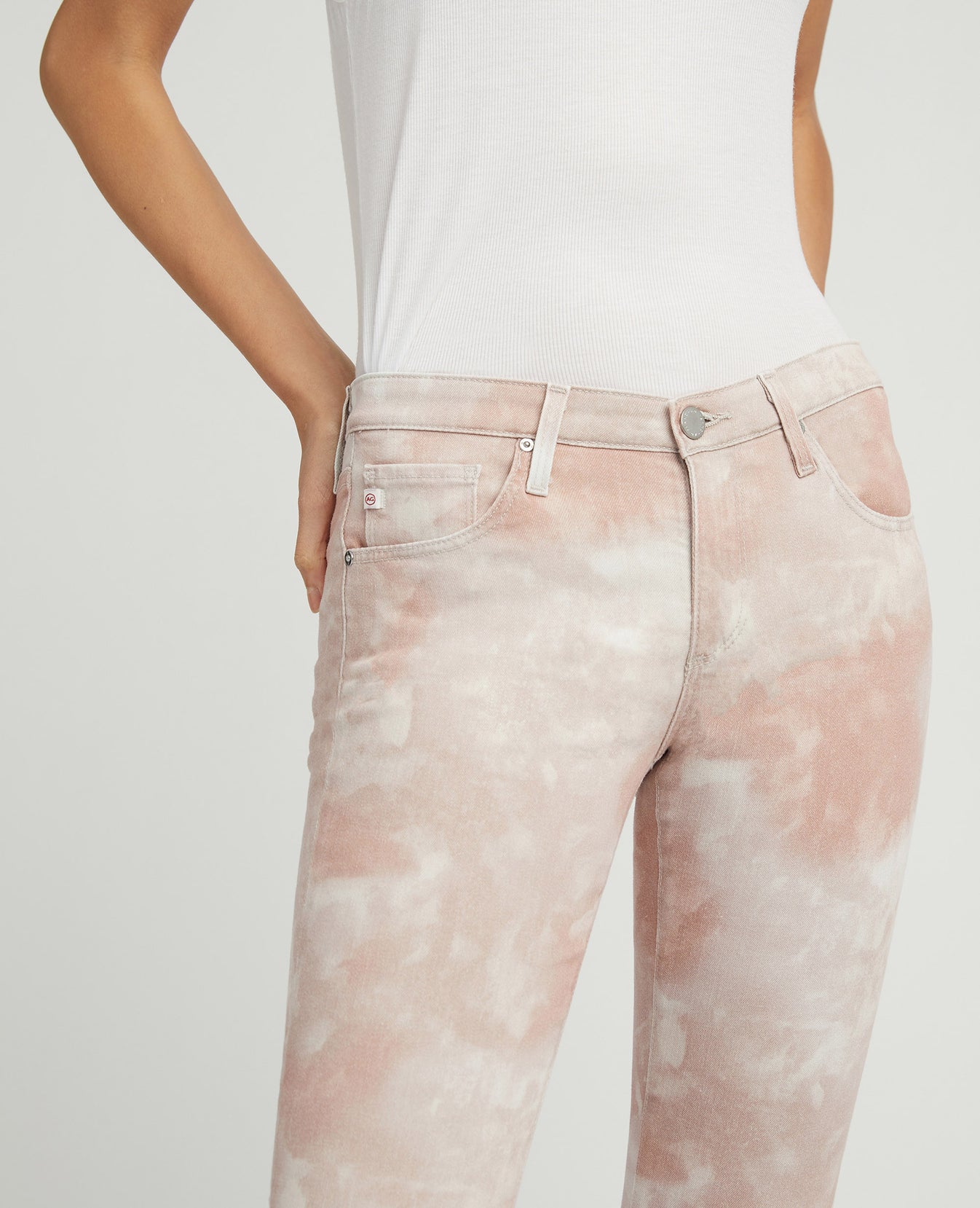 Legging Ankle Abstract Tiedye Rocky Mauve Super Skinny Ankle Women Bottoms Photo 4